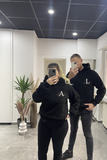 Couple Teddy Hoodie mit Name & Initialen