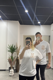 Couple T-Shirt mit Initiale